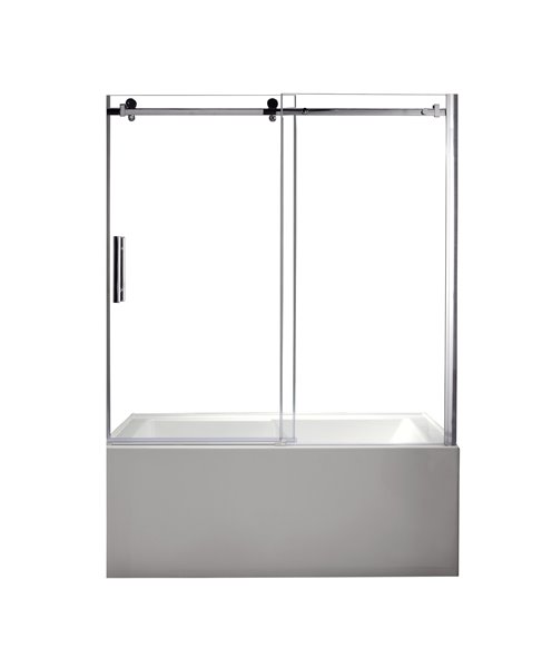 OVE Decors Kelsey 60" Tub Door 14bgp-kels60-satwm – Local Pickup Only - NEW
