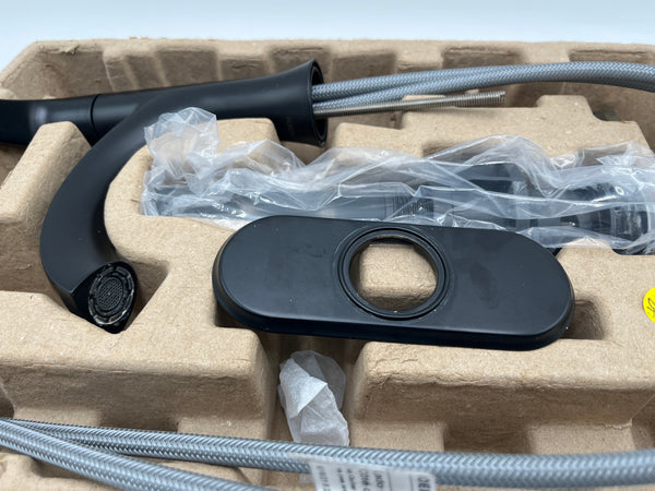 Moen Karis 84346BL Single Hole Single Handle Bathroom Faucet Matte Black