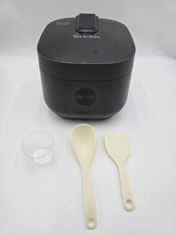 Sur La Table SLT-5801 IH Rice Cooker 12 Cup Induction Technology Black