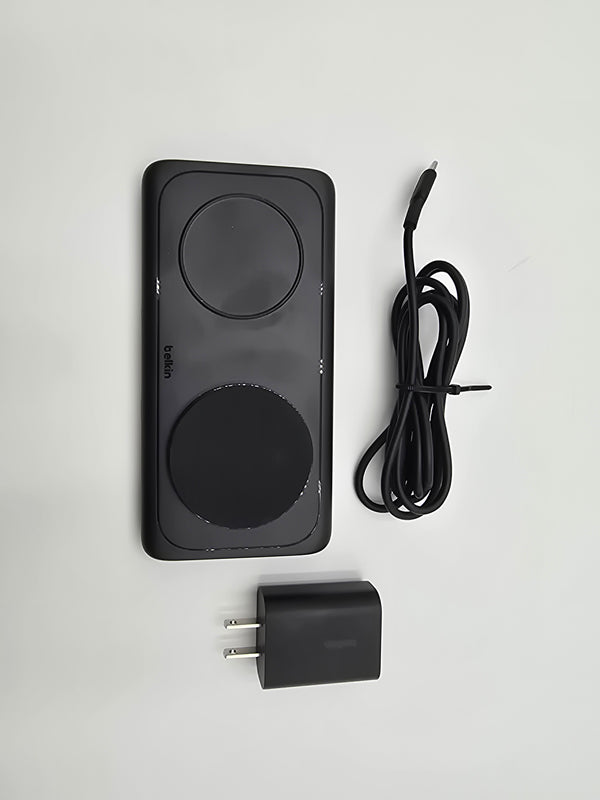 Belkin BoostCharge Pro 2-in-1 Travel Pad 15W Qi2 MagSafe