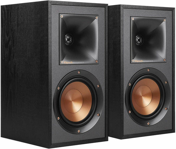 Klipsch R-41M Bookshelf Speaker Single Unit Black Compact Home Audio