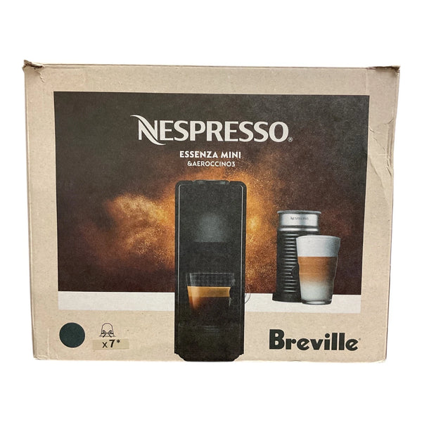 Breville Nespresso Essenza Mini Espresso Machine w/ Aeroccino 3 Frother