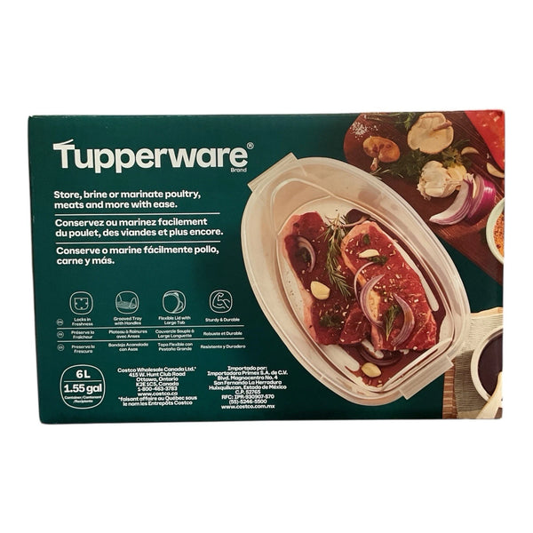Tupperware XL Food Storage Container 1.55 Gallon 6L - NEW