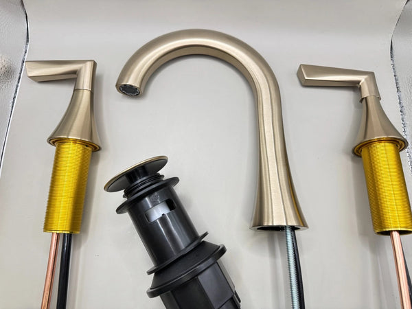 Delta Rinna 35874LF-CP Two Handle Widespread Bathroom Faucet – Brushed Nickel