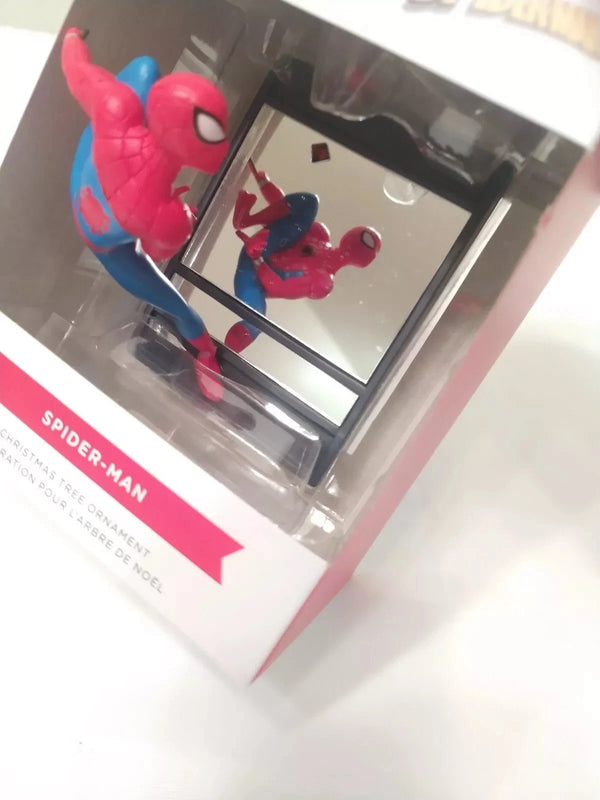 HallmarK Marvel Spider-Man Mirror Red Box Ornament Christmas Tree Decoration NEW