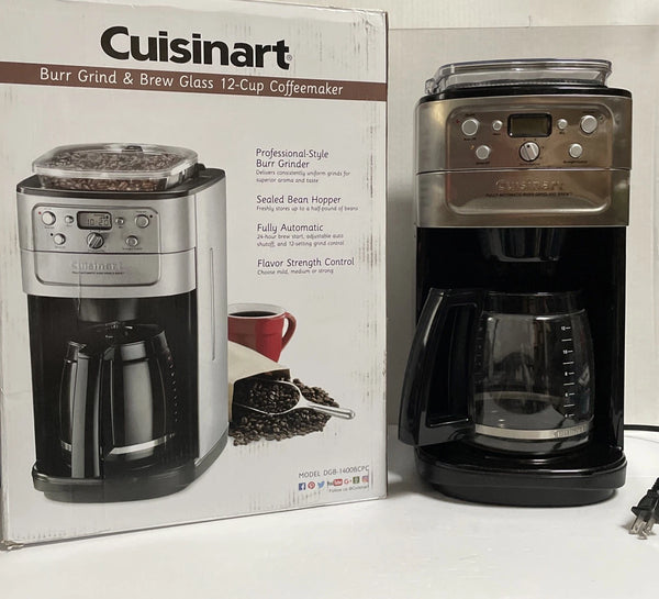 Cuisinart DGB-1400BCPC Burr Grind Brew 12 Cup Coffee Maker Black