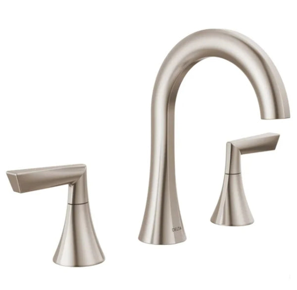 Delta Rinna 35874LF-SP 2-Handle Widespread Bathroom Faucet Brushed Nickel NEW
