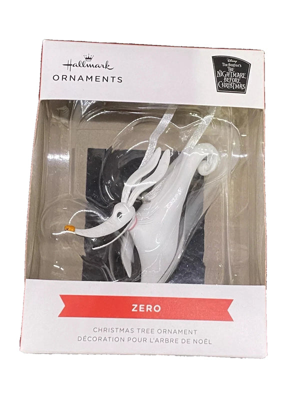 Hallmark Disney Nightmare Before Christmas Zero Ornament Christmas Tree NEW