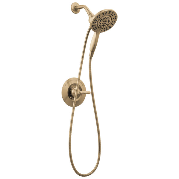 Delta Arvo 142840-CZ-I Shower Faucet 1-Handle 6" Round Bronze Multi-Function