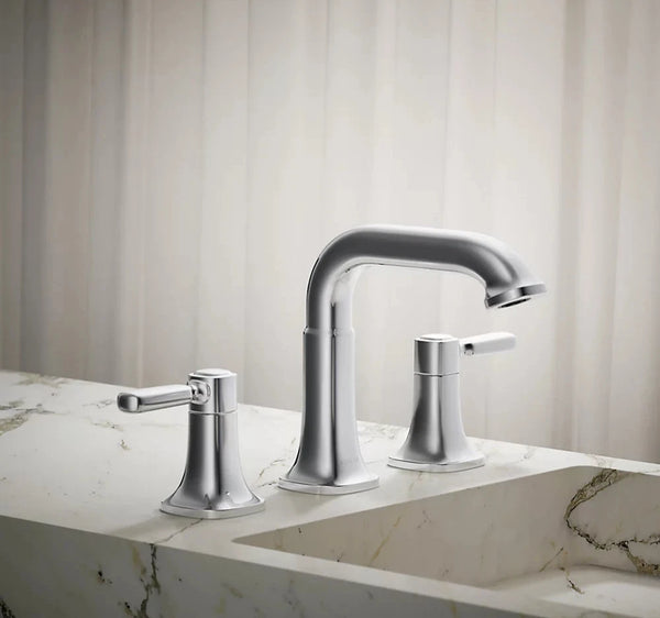 Kohler Terzet REC34946-4D-CP Widespread Bathroom Sink Faucet Chrome