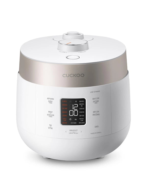 CUCKOO CRP-ST0609F Twin Pressure Rice Cooker 6-Cup Uncooked 12-Cup