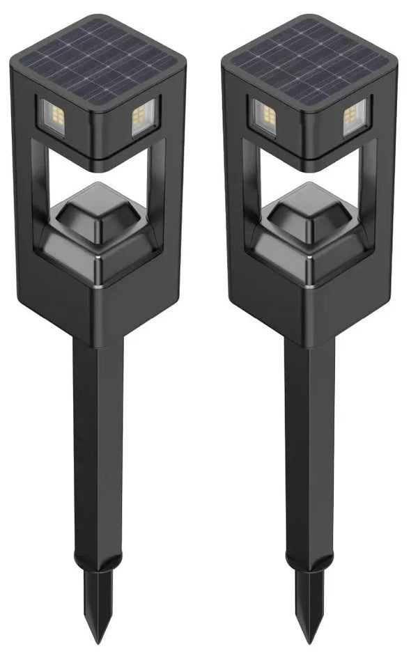 Infinity X1 Solar Motion Path Lights 2-Pack 500 Lumens LED Security