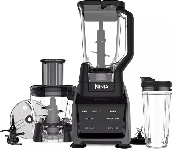 Ninja Intelli-Sense Kitchen System CT680SS Black Blender Food Processor Set