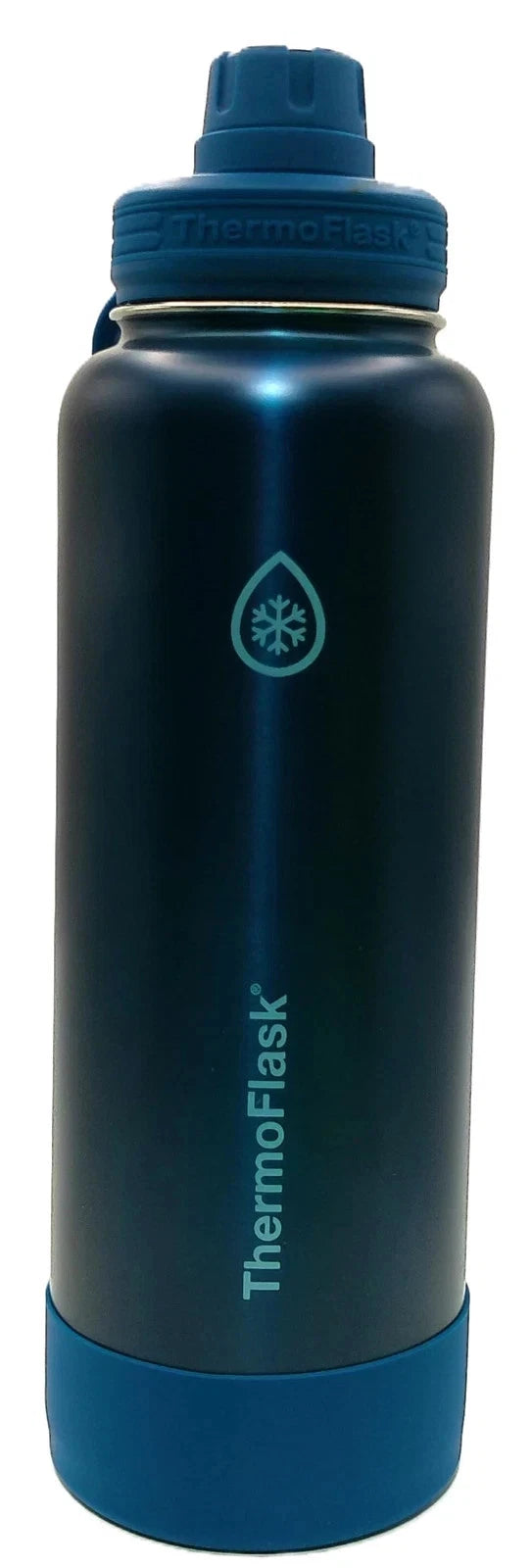 ThermoFlask 40oz Double Wall Vacuum Insulated Stainless Steel Bottle Blue