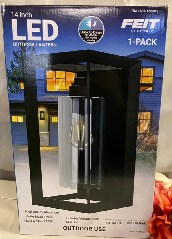 Feit LED Coach Lantern 14" x 7" Outdoor Wall Light Fixture