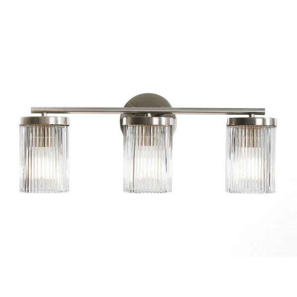 Ruee Appliances Luca 3-Light Vanity Bar Brushed Nickel Finish NEW