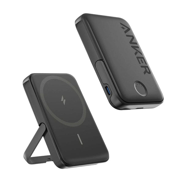 MagGo Magnetic Power Bank 5000mAh 7.5W Wireless w/ Kickstand 2-Pack