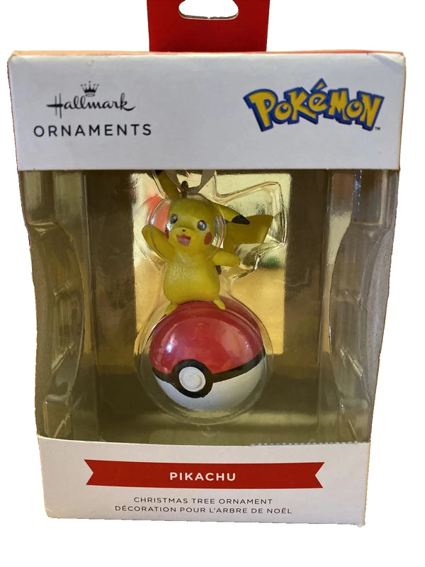 HallmarK Pokémon Pikachu on Poké Ball Ornament Walmart Exclusive Christmas NEW