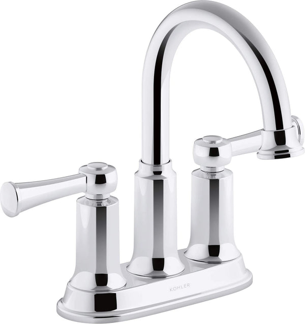 Kohler Aderlee 4" Centerset Bathroom Sink Faucet R21546-4D-CP Polished Chrome NEW