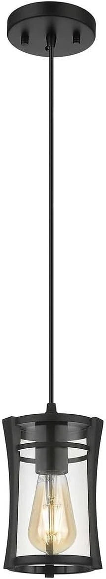 Ove Decors Joakim Single Pendant Chandelier Ceiling Light, Kitchen-Dining-Living