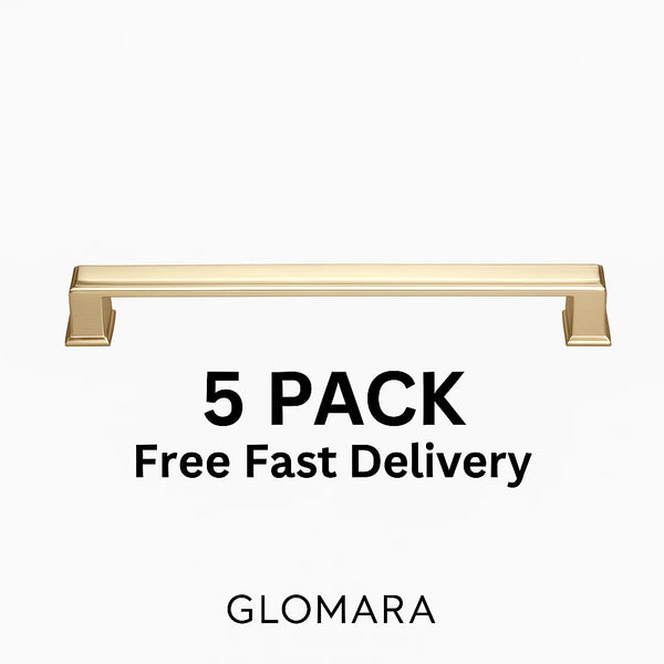 5PK Sapphire Octa 7.5" Cabinet Pulls Bronze SP-2044A-192-BRA Imperial Hardware NEW