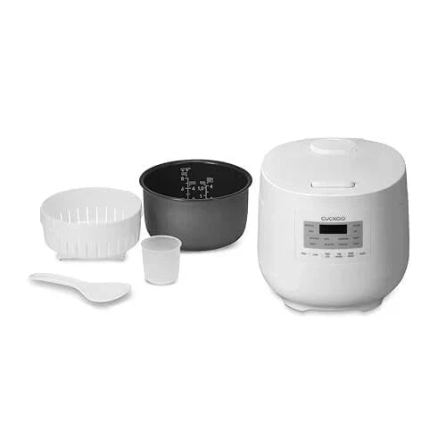 CUCKOO CR-0655F 6-Cup Micom Rice Cooker & Warmer 11 Programs White